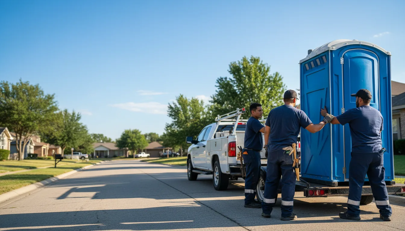 Portable Toilet Rental in New Edinburg, AR near me